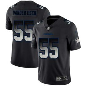 Nike Cowboys #55 Leighton Vander Esch Black Stitched NFL Vapor Untouchable Limited Smoke Fashion Jersey - DLC13