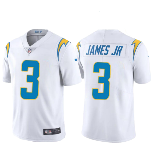 White Los Angeles Chargers #3 Derwin James JR Vapor Untouchable Limited Stitched Jersey - LCJ256