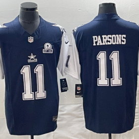Navy Dallas Cowboys #11 Micah Parsons 2023 F.U.S.E. With 1960 Patch Vapor Limited Stitched Football Jersey - DLC407