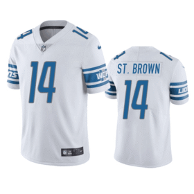 White Detroit Lions #14 Mon-Ra St. Brown Vapor Untouchable Limited Stitched Jersey - DTL384
