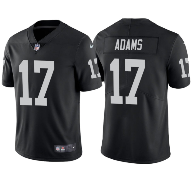 Black Las Vegas Raiders #17 Davante Adams Vapor Limited Stitched Jersey - LVR209