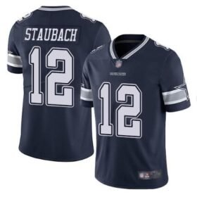 Navy Blue Dallas Cowboys #12 Roger Staubach Vapor Untouchable Limited Stitched Football Jersey - DLC451