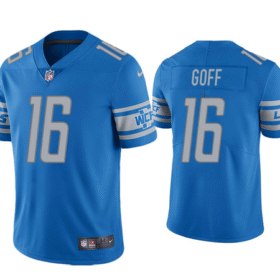 Blue Detroit Lions #16 Jared Goff 2021 Vapor Untouchable Limited Stitched Jersey - DTL136