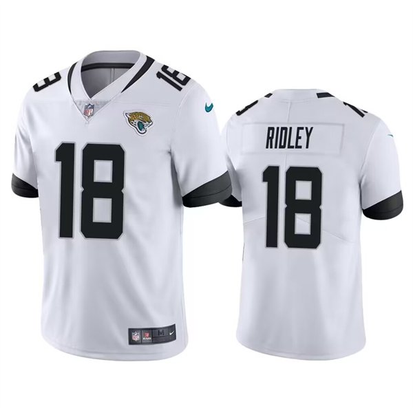 White Jacksonville Jaguars #18 Calvin Ridley Vapor Untouchable Limited Stitched Jersey - JVG91