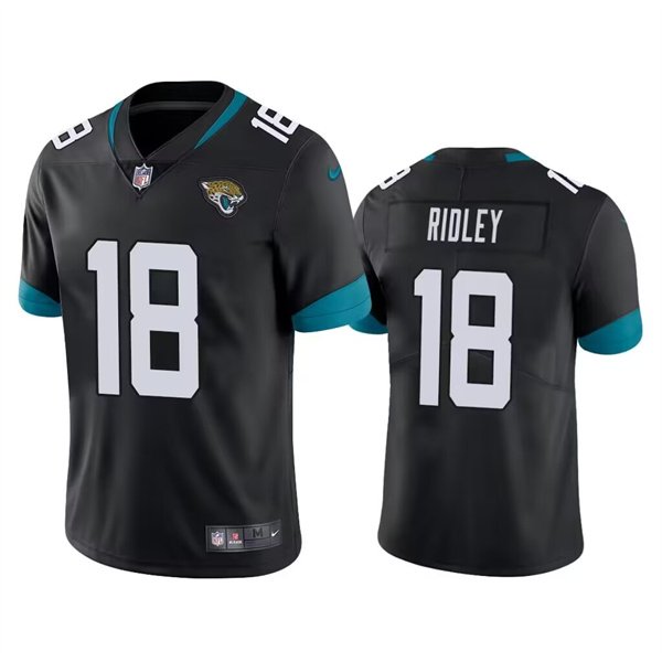 Black Jacksonville Jaguars #18 Calvin Ridley Vapor Untouchable Limited Stitched Jersey - JVG133