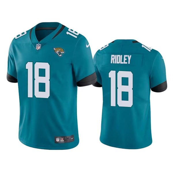 Teal Jacksonville Jaguars #18 Calvin Ridley Vapor Untouchable Limited Stitched Jersey - JVG61