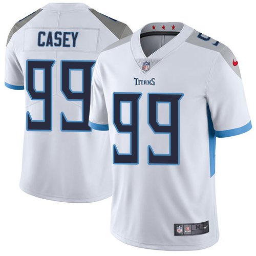 Nike Titans #99 Jurrell Casey White Stitched NFL Vapor Untouchable Limited Jersey - TNT138