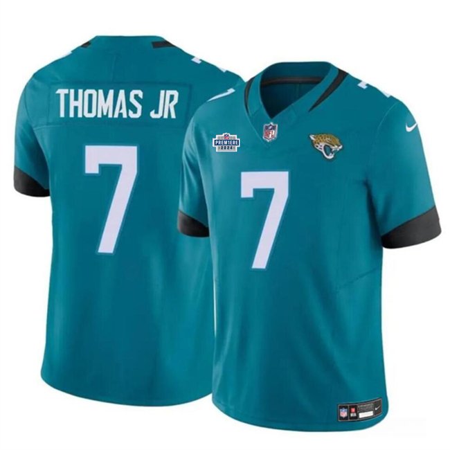 Teal Jacksonville Jaguars #7 Brian Thomas Jr 2024 Draft Vapor Untouchable Limited Stitched Jersey - JVG186