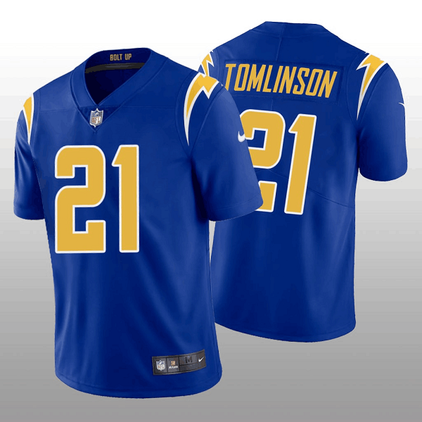 Royal Los Angeles Chargers #21 LaDainian Tomlinson Vapor Untouchable Limited Stitched Jersey - LCJ249
