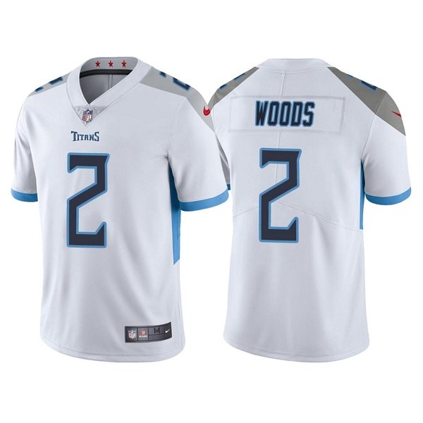 White ennessee Titans #2 Robert Woods  Vapor Untouchable Stitched Jersey - TNT152