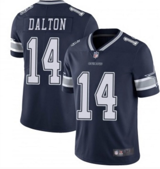 Dallas Cowboys Navy #14 Andy Dalton Vapor Untouchable Limited Stitched Jersey - DLC341