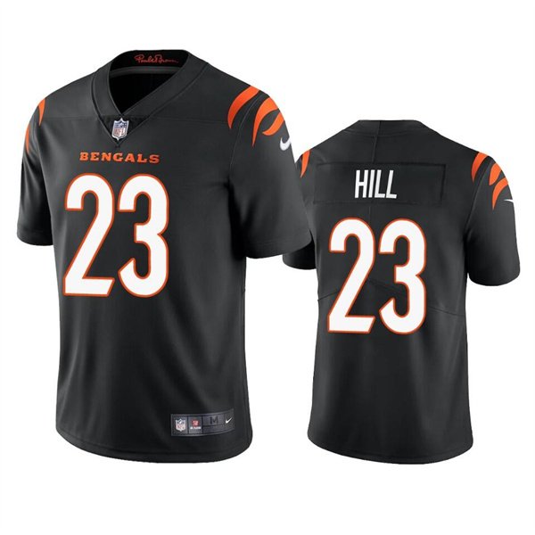 Black Cincinnati Bengals #23 Daxton Hill Vapor Untouchable Limited Stitched Jersey - CCB76