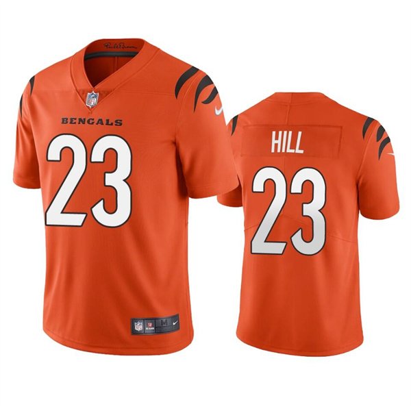 Orange Cincinnati Bengals #23 Daxton Hill Vapor Untouchable Limited Stitched Jersey - CCB165