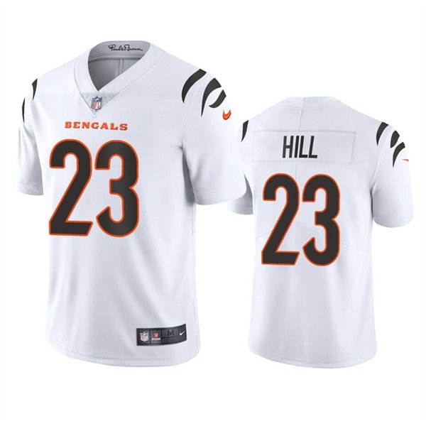 White Cincinnati Bengals #23 Daxton Hill Vapor Untouchable Limited Stitched Jersey - CCB64