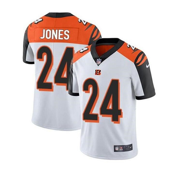 White Cincinnati Bengals #24 Adam Jones Vapor Untouchable Limited Stitched Jersey - CCB188