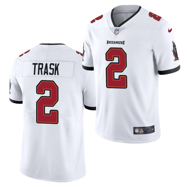 White Tampa Bay Buccaneers #2 Kyle Trask 2021 NFL Draft Vapor Untouchable Limited Stitched Jersey - TBB75
