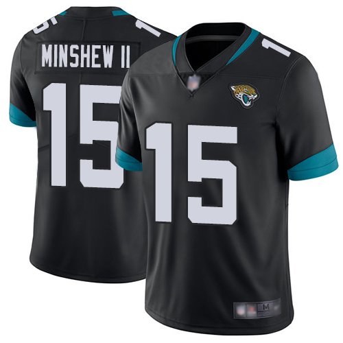 Jacksonville Jaguars #15 Gardner Minshew II Black Vapor Untouchable Limited Stitched NFL Jersey - JVG37