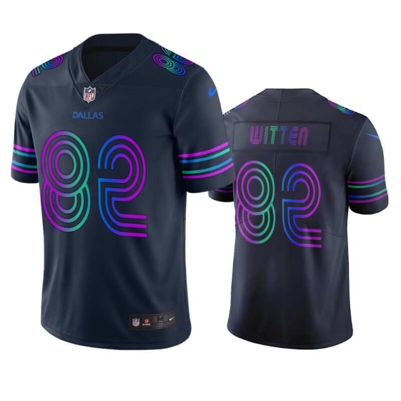 Dallas Cowboys #82 Jason Witten Navy Vapor Limited City Edition NFL Jersey - DLC47