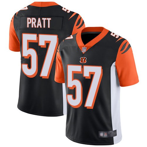 Nike Bengals #57 Germaine Pratt Black Team Color Stitched NFL Vapor Untouchable Limited Jersey - CCB85