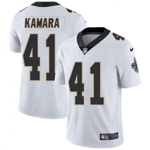 New Orleans Saints #41 Alvin Kamara White Vapor Untouchable Limited Stitched NFL Jersey - NOS188