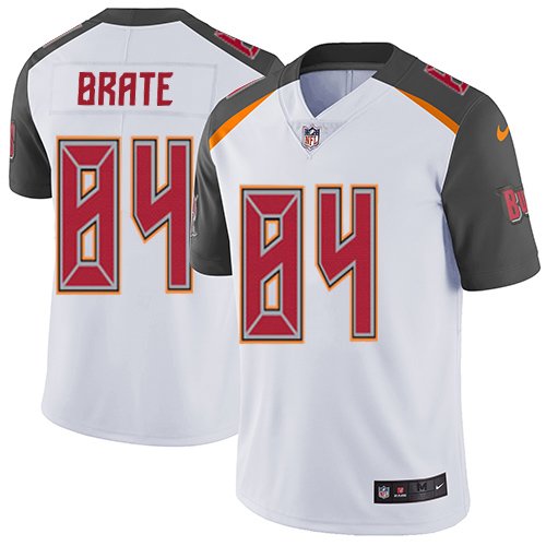 Nike Buccaneers #84 Cameron Brate White Stitched NFL Vapor Untouchable Limited Jersey - TBB154
