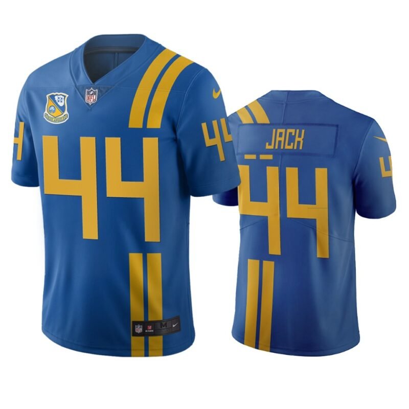 Jacksonville Jaguars #44 Myles Jack Royal Vapor Limited City Edition NFL Jersey - JVG116