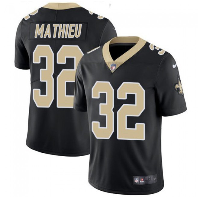 Toddlers Black New Orleans Saints #32 Tyrann Mathieu Vapor Limited Stitched Jersey - NOS140