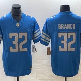 Blue Detroit Lions #32 Brian Branch 2023 F.U.S.E. Vapor Untouchable Limited Stitched Jersey - DTL79