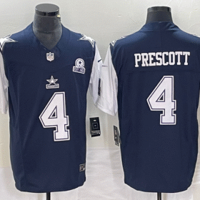 Navy Dallas Cowboys #4 Dak Prescott 2023 F.U.S.E. With 1960 Patch Vapor Limited Stitched Football Jersey - DLC281