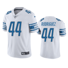 White Detroit Lions #44 Malcolm Rodriguez Vapor Untouchable Limited Stitched Jersey - DTL280