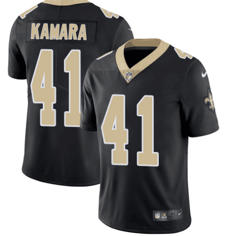 Nike New Orleans Saints #41 Alvin Kamara Black Vapor Untouchable Limited Stitched NFL Jersey - NOS199