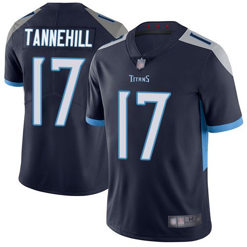 Tennessee Titans #17 Ryan Tannehill Navy Vapor Untouchable Limited Stitched NFL Jersey - TNT131