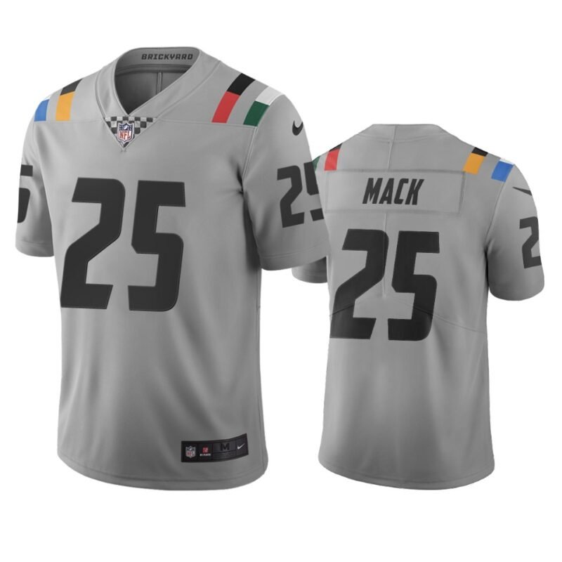 Indianapolis Colts #25 Marlon Mack Gray Vapor Limited City Edition NFL Jersey - IDC15