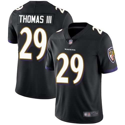 Nike Ravens #29 Earl Thomas III Black Alternate Stitched NFL Vapor Untouchable Limited Jersey - BRJ01