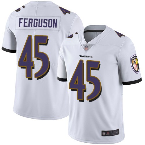 Nike Ravens #45 Jaylon Ferguson White Stitched NFL Vapor Untouchable Limited Jersey - BRJ356