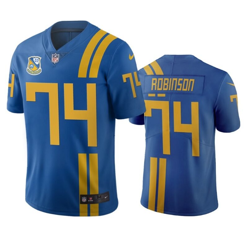 Jacksonville Jaguars #74 Cam Robinson Royal Vapor Limited City Edition NFL Jersey - JVG178