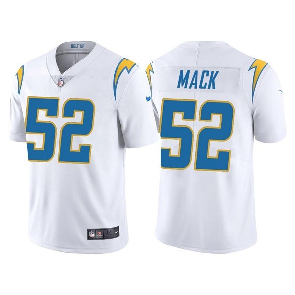 White Los Angeles Chargers #52 Khalil Mack Vapor Untouchable Limited Stitched Jersey - LCJ167
