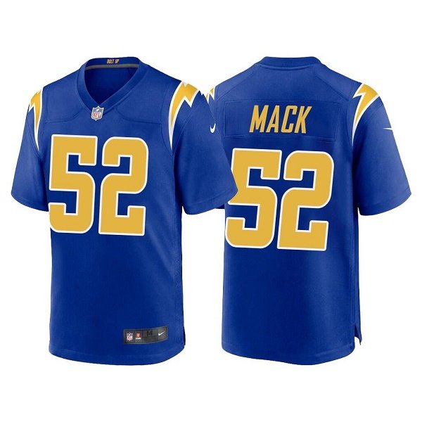 Royal Los Angeles Chargers #52 Khalil Mack Vapor Untouchable Limited Stitched Jersey - LCJ243
