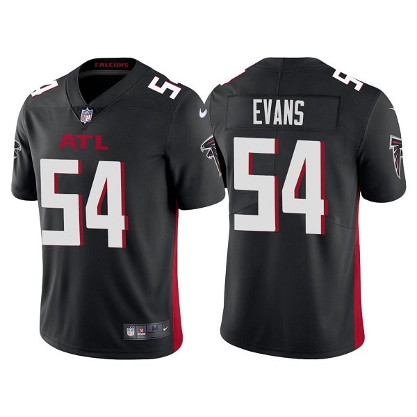 Black Atlanta Falcons #54 Rashaan Evans Vapor Untouchable Limited Stitched Jersey - AFJ187