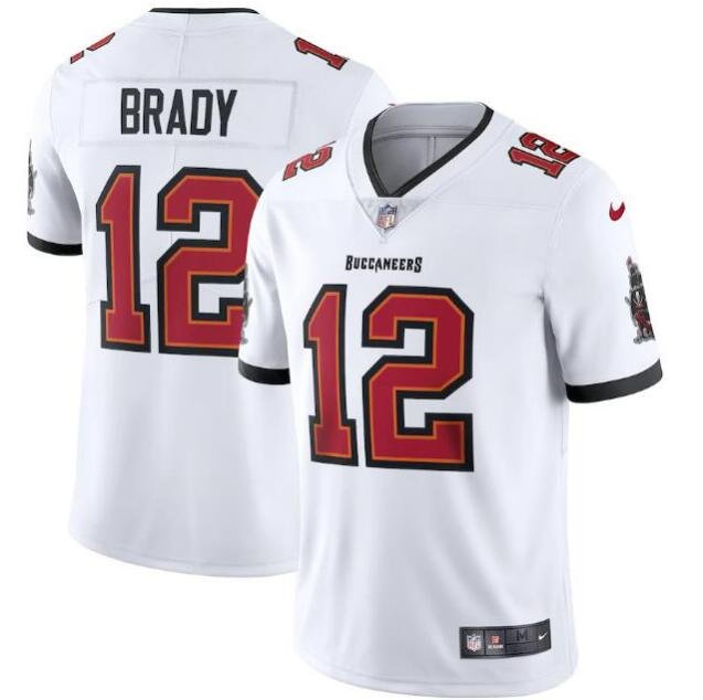 Tampa Bay Buccaneers #12 Tom Brady 2020 White Vapor Untouchable Limited Stitched NFL Jersey - TBB114