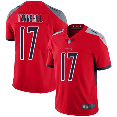 Tennessee Titans #17 Ryan Tannehill Red Vapor Untouchable Limited Stitched NFL Jersey - TNT77