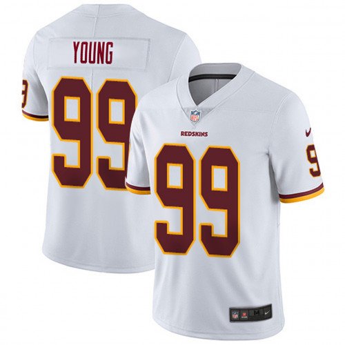 Washington Redskins #99 Chase Young 2020 White Vapor Limited NFL Jersey - WAC193