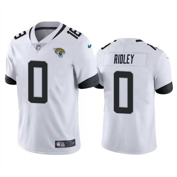 White Jacksonville Jaguars #0 Calvin Ridley Vapor Untouchable Limited Stitched Jersey - JVG103