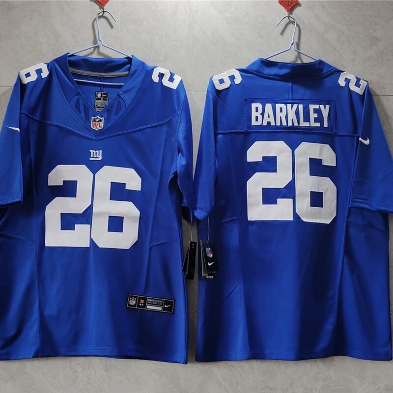 Blue New York Giants #26 Saquon Barkley 2023 F.U.S.E. Vapor Untouchable Limited Stitched Football Jersey - NYG290