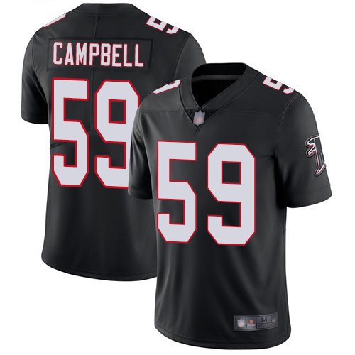 Nike Falcons #59 De'Vondre Campbell Black Alternate Stitched NFL Vapor Untouchable Limited Jersey - AFJ40