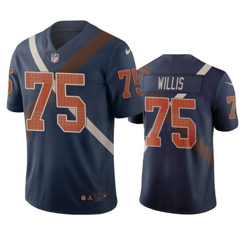 Cincinnati Bengals #75 Jordan Willis Navy Vapor Limited City Edition NFL Jersey - CCB259