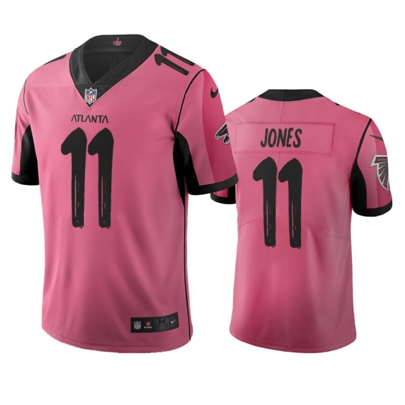 Atlanta Falcons #11 Julio Jones Pink Vapor Limited City Edition NFL Jersey - AFJ195