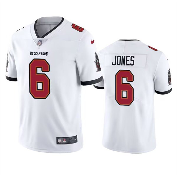 White Tampa Bay Buccaneers #6 Julio Jones Vapor Untouchable Limited Stitched Jersey - TBB125
