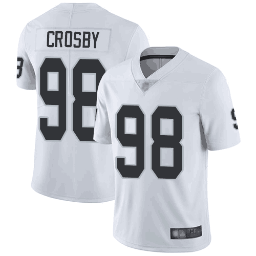 Oakland Raiders #98 Maxx Crosby White Vapor Untouchable Limited Stitched NFL Jersey - LVR68
