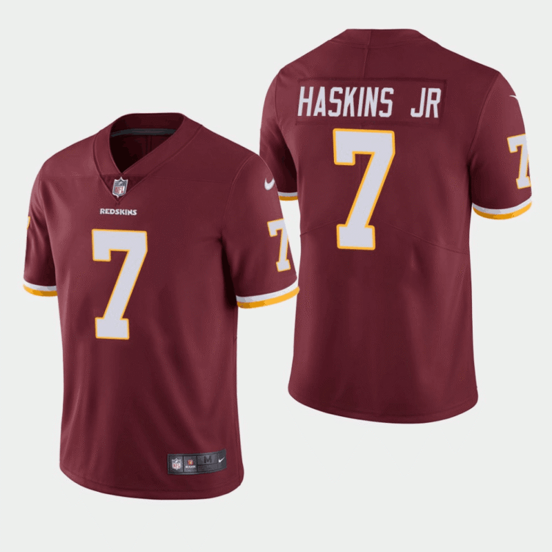 Washington Redskins #7 Dwayne Haskins Burgundy Red Vapor Untouchable Limited Stitched NFL Jersey - WAC224